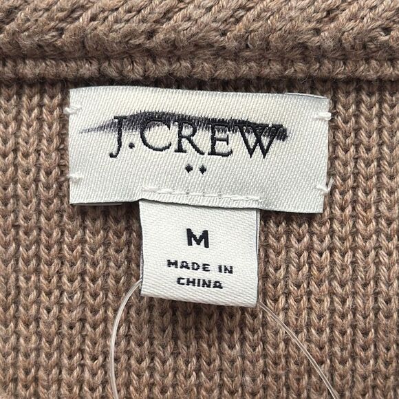 J Crew Lady Jacket Cardigan Womens Medium in Dark Camel NWT - Picture 4 of 9